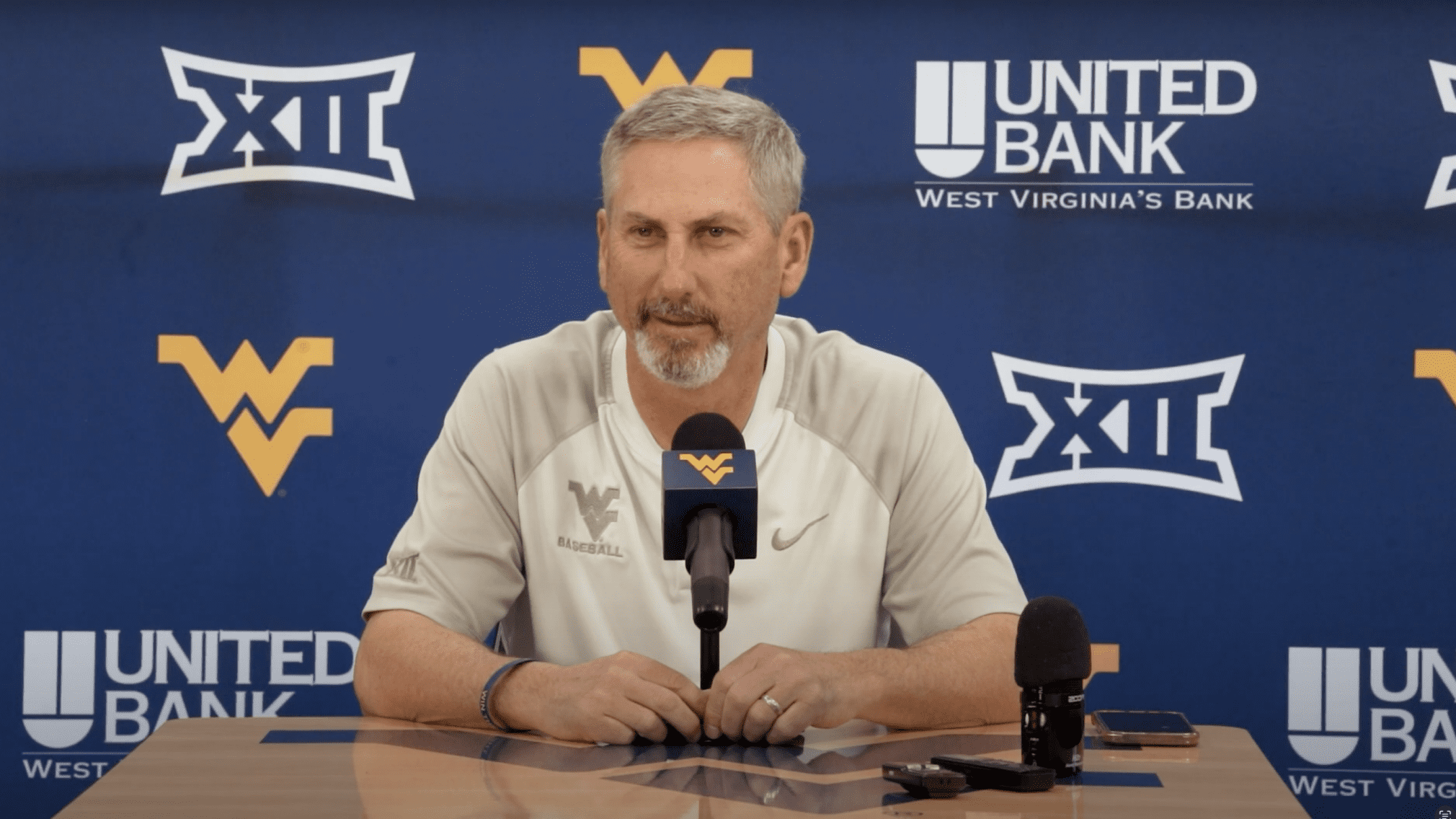 WVU Baseball HC Randy Mazey